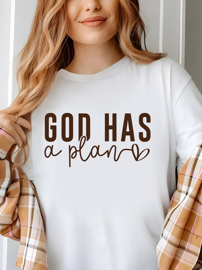 God Has A Plan Shirt - Relaxed Fit, Full Size