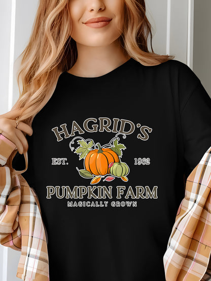 Hagrid's Pumpkin Patch Fall Shirt - Relaxed Fit, Full Size