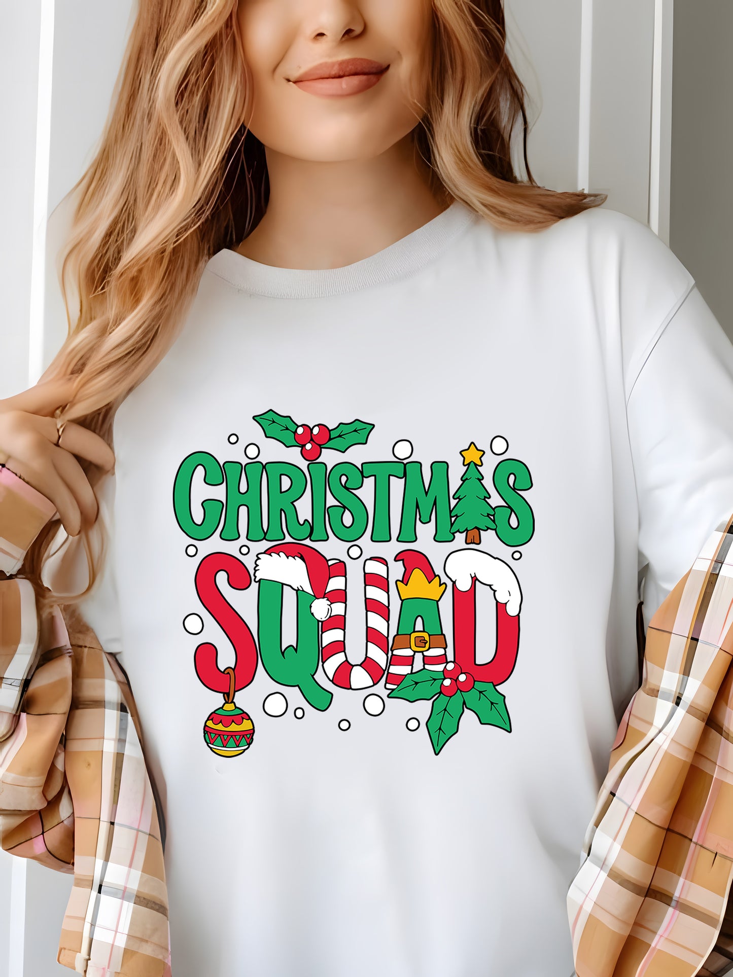 Christmas Squad Shirt - Relaxed Fit, Full Size