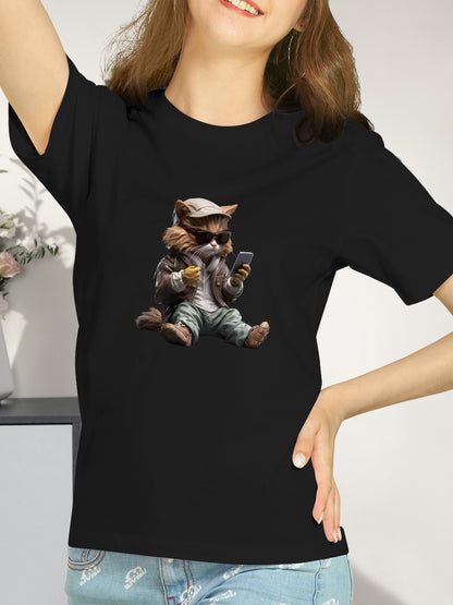 Cool Cat Shirt - Relaxed Fit, Full Size