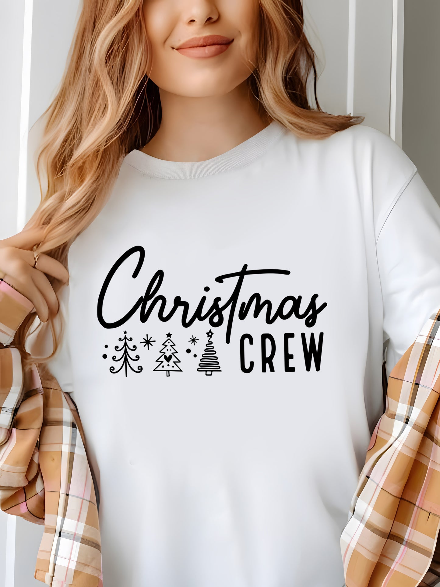 Christmas Crew Shirt - Relaxed Fit, Full Size