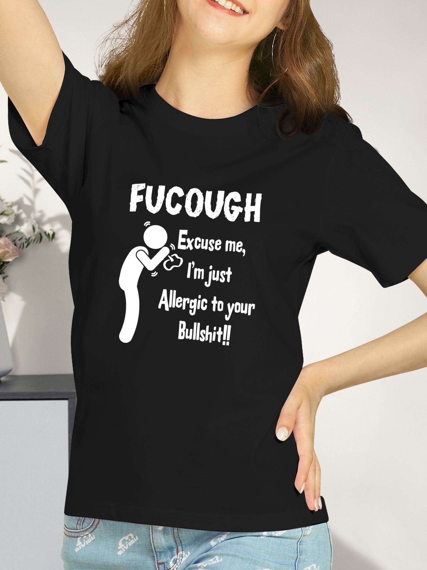 Fucough Shirt - Relaxed Fit, Full Size