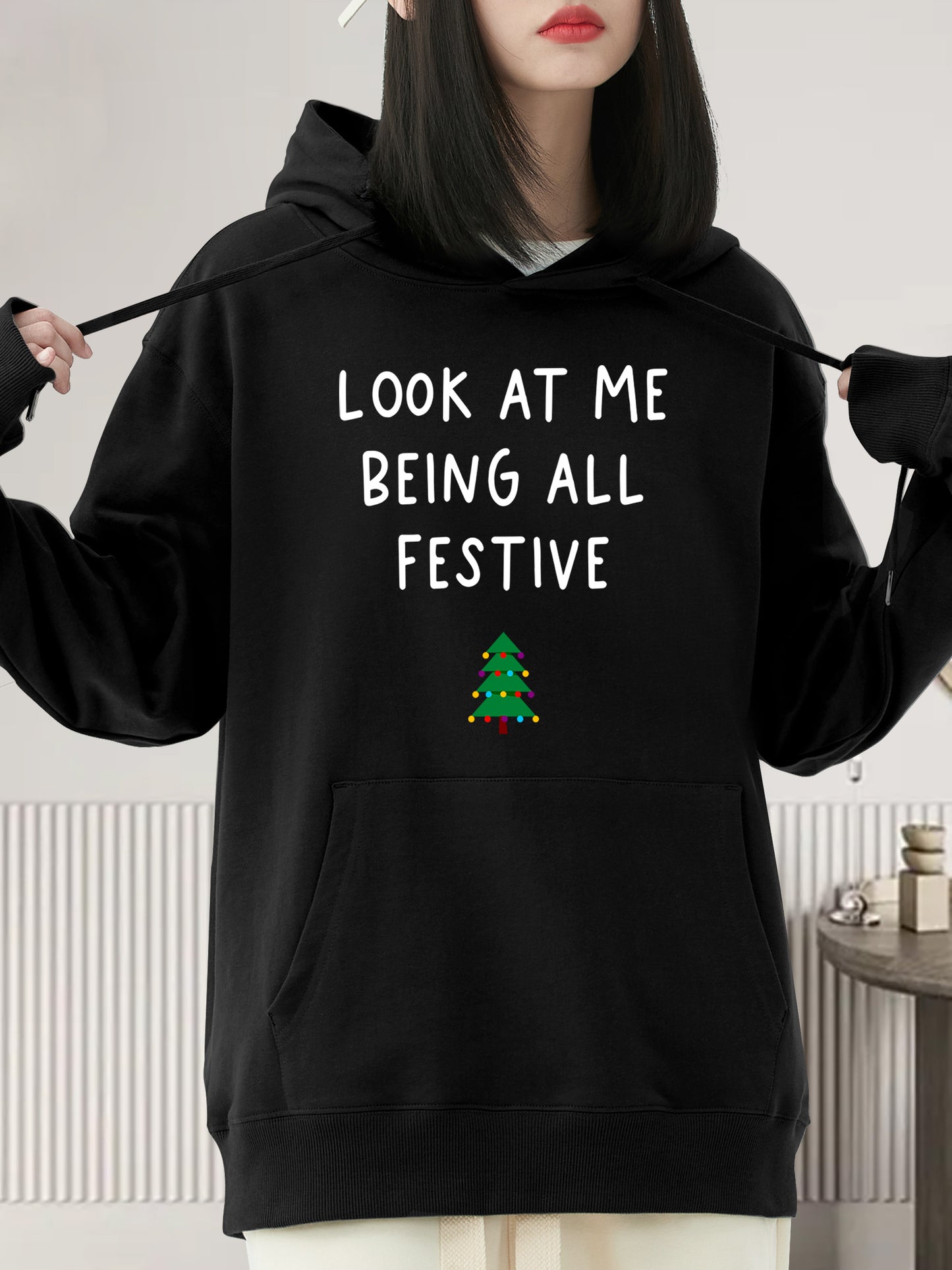 Look At Me Being All Festive Shirt - Relaxed Fit, Full Size