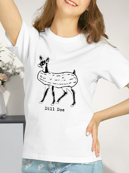 Trendy Deer Shirt - Relaxed Fit, Full Size