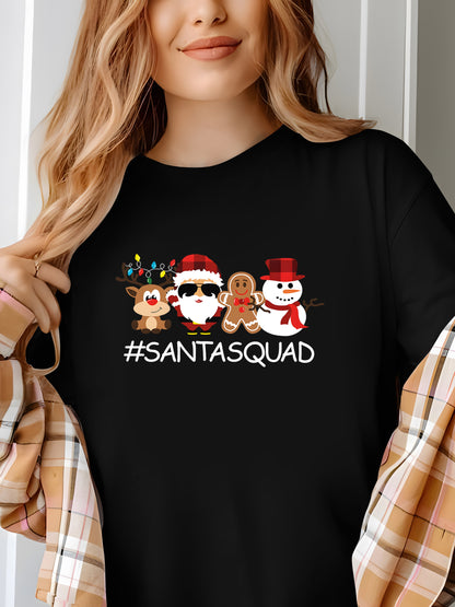 Personalized Christmas Squad-1 Shirt - Relaxed Fit, Full Size