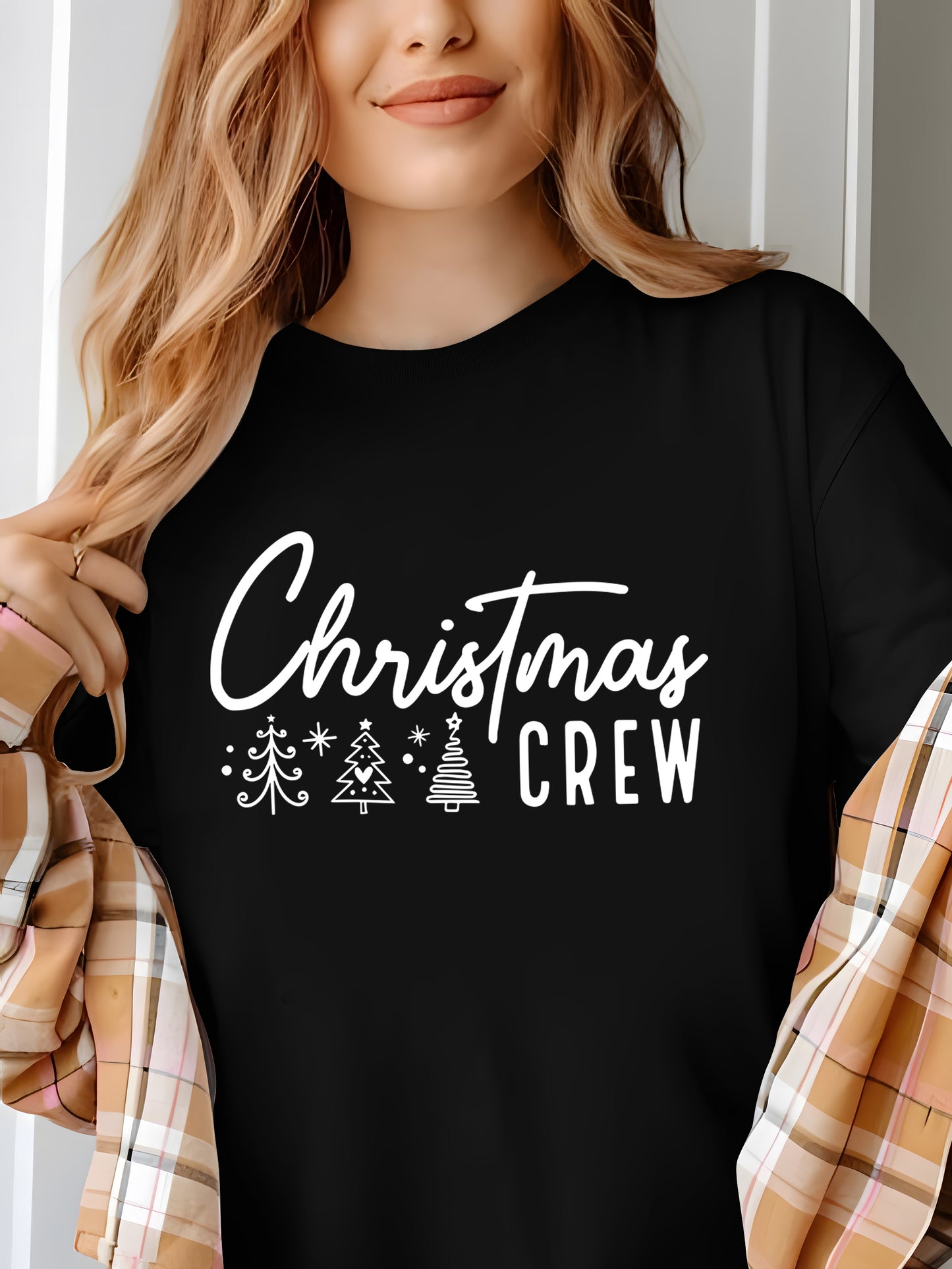 Christmas Crew Shirt - Relaxed Fit, Full Size