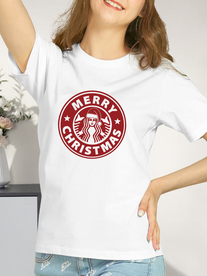 Merry Christmas Starbucks Shirt - Relaxed Fit, Full Size