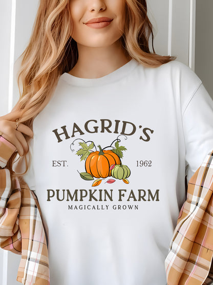 Hagrid's Pumpkin Patch Fall Shirt - Relaxed Fit, Full Size