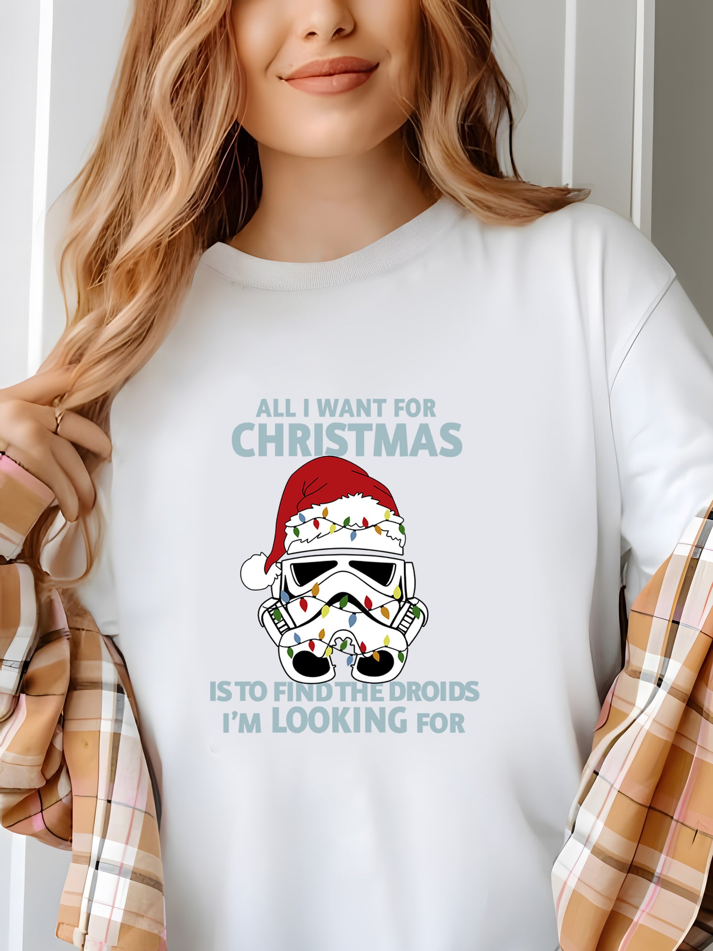 All I Want For Christmas Is To Find The Droids Shirt - Relaxed Fit, Full Size