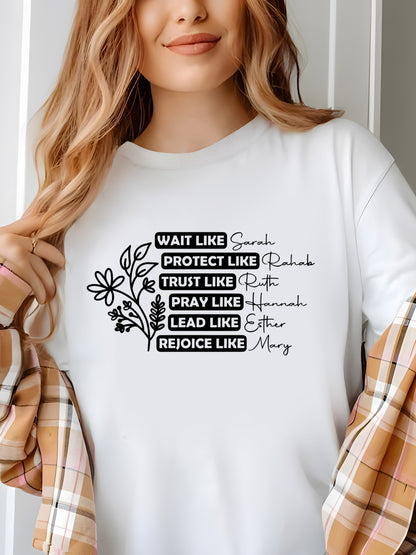 Women Of The Bible Shirt - Relaxed Fit, Full Size