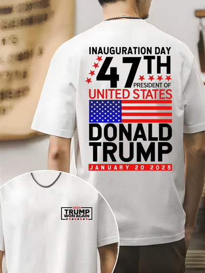 Trump Won 2024 Election Inauguration Shirt - Relaxed Fit, Full Size