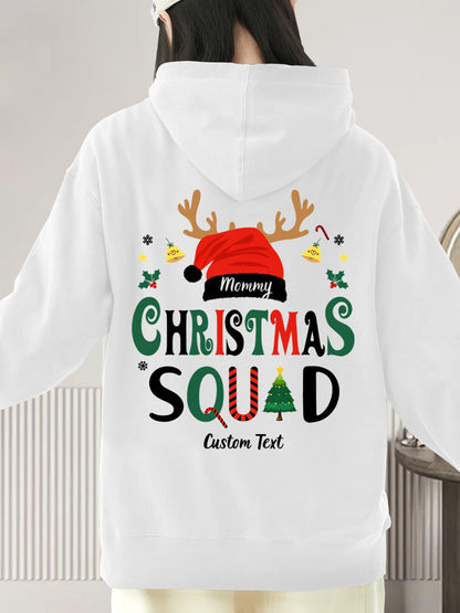 Personalized Christmas Squad  Shirt - Relaxed Fit, Full Size