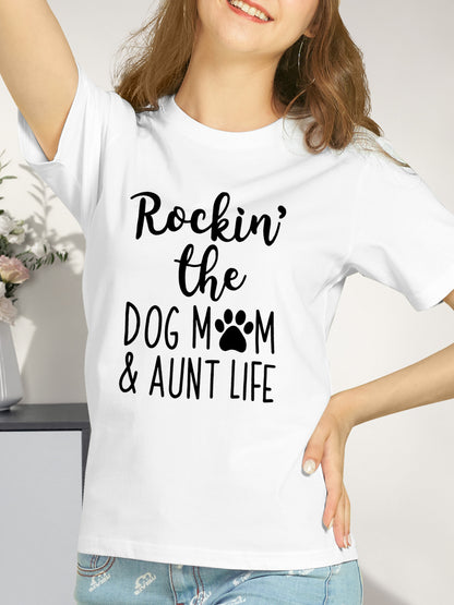 Dog Mom Love Shirt - Relaxed Fit, Full Size