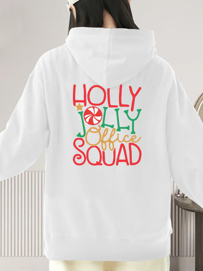 Holly Jolly Office Squad Shirt - Relaxed Fit, Full Size