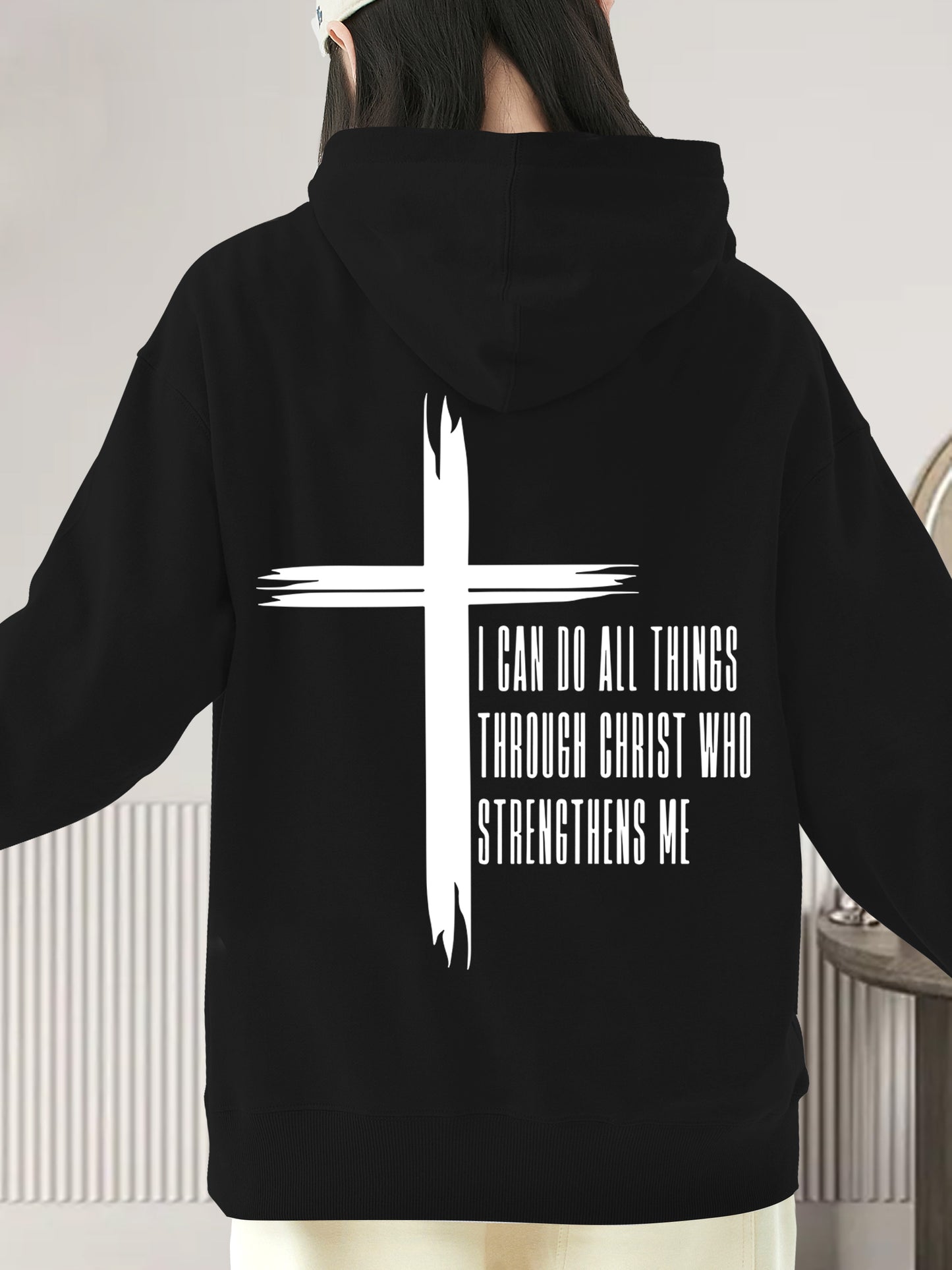 I CAN DO ALL THINSS THROUGH CHRIST WHO STRENGNETHENS ME Shirt - Relaxed Fit, Full Size