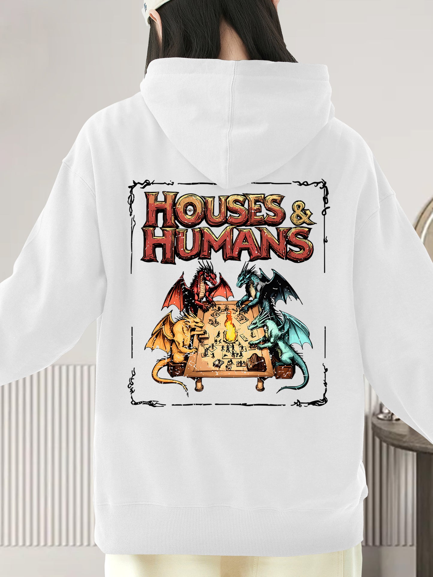 Houses and Humans D&D Shirt - Relaxed Fit, Full Size