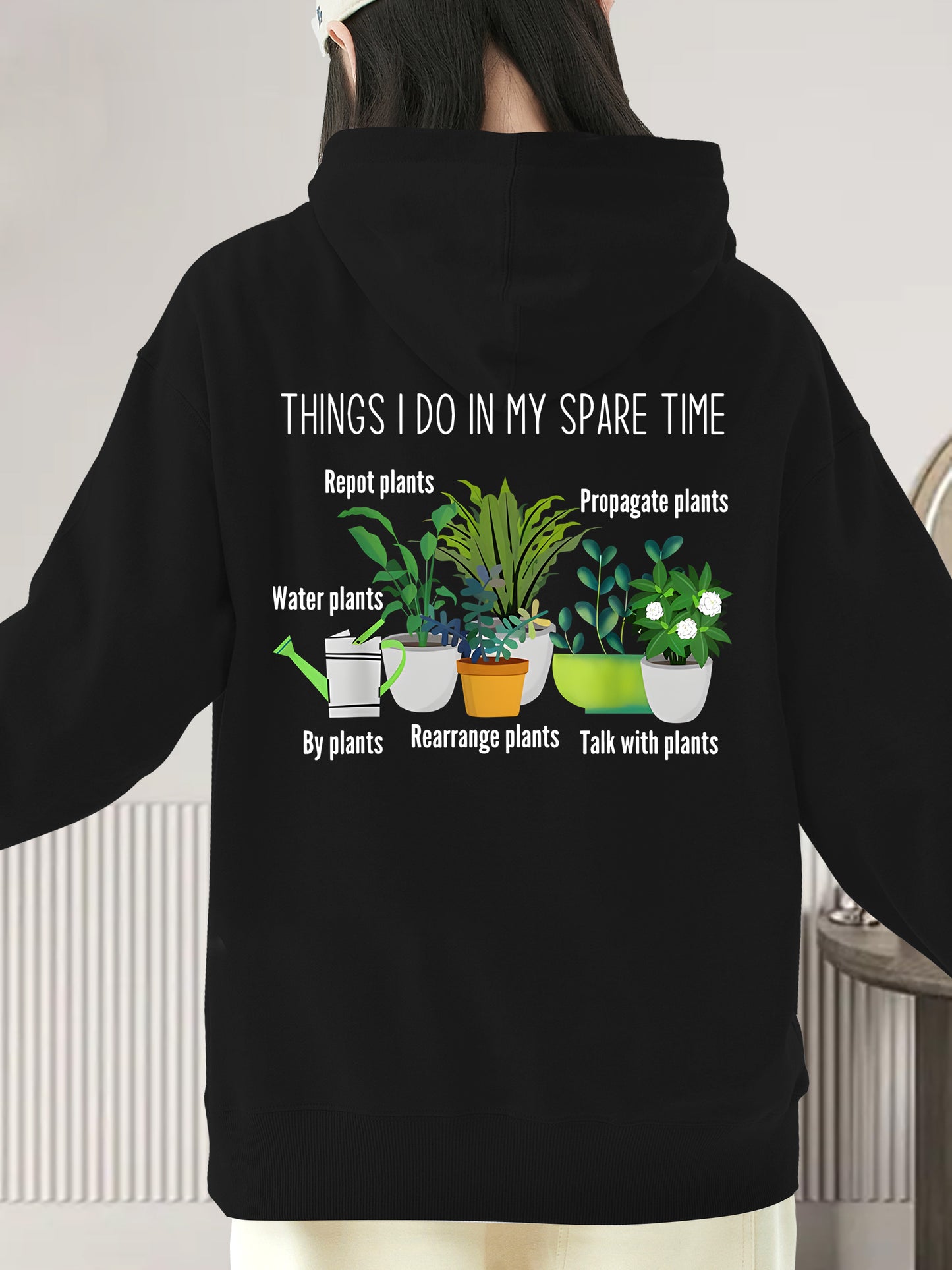 Vibrant Plant Shirt - Relaxed Fit, Full Size