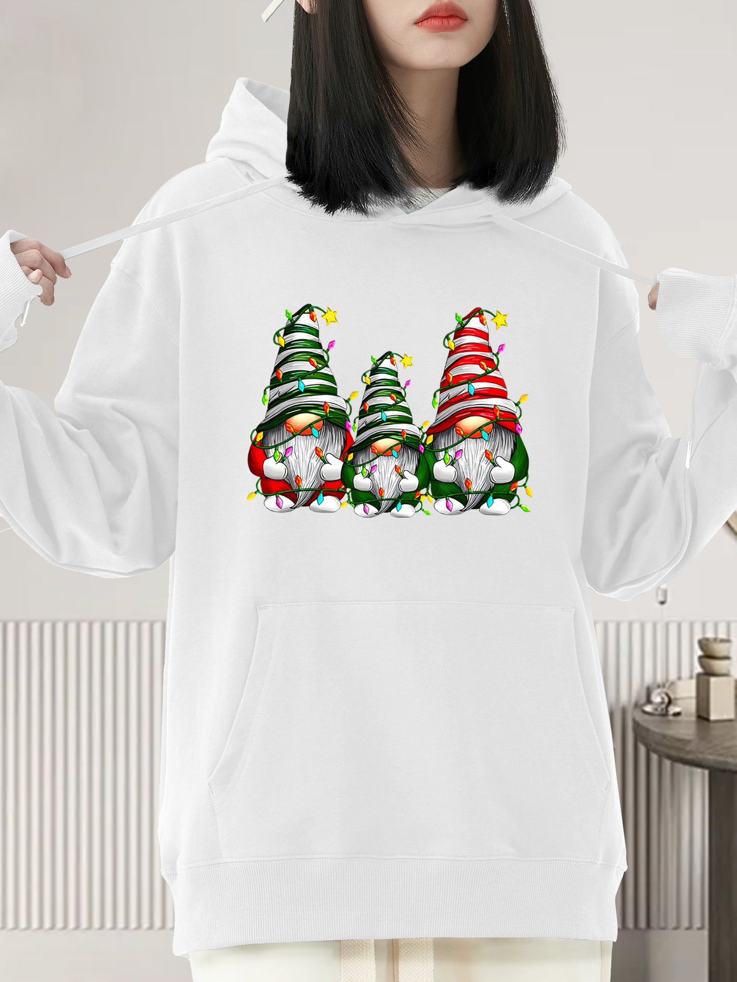 Christmas Cute Gnomes Shirt - Relaxed Fit, Full Size