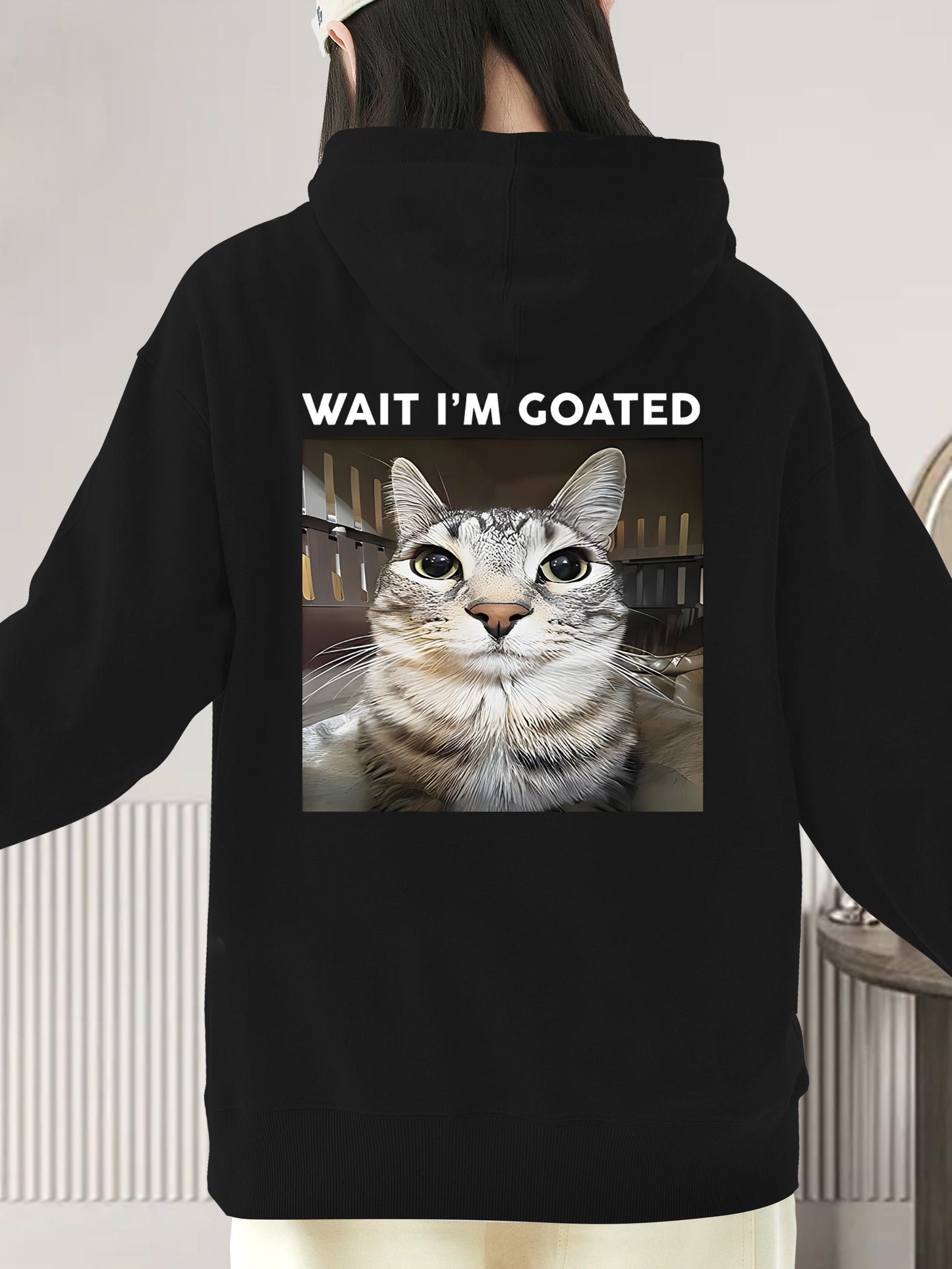 WAIT I'M GOATED Shirt - Relaxed Fit, Full Size