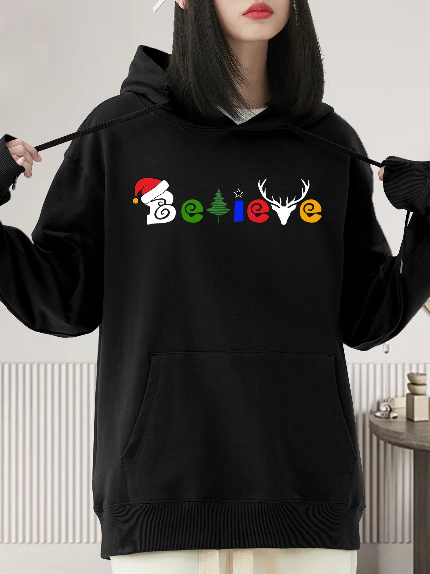 Believe Christmas Shirt - Relaxed Fit, Full Size