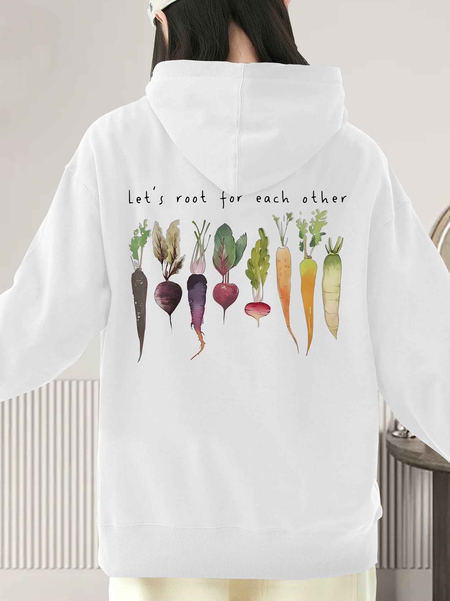 Vegetable & Letter Shirt - Relaxed Fit, Full Size