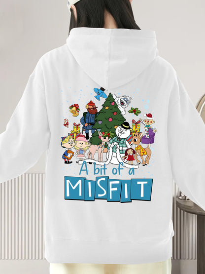 A Bit Of Misfit Rud0Iph The Red N0sed Reindeer Christmas Shirt - Relaxed Fit, Full Size