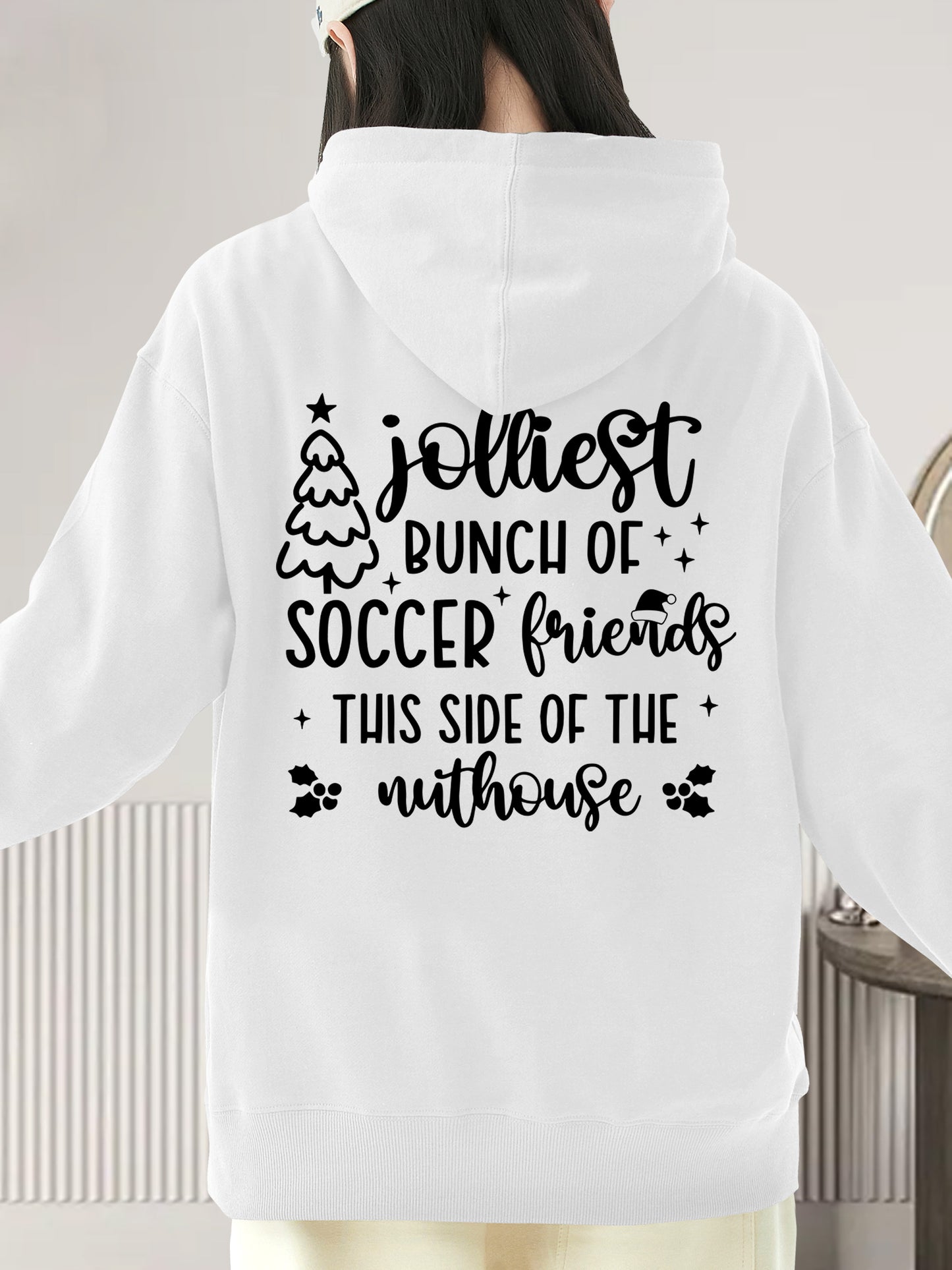 Family Christmas . Funny Xmas Soccer Squad Shirt - Relaxed Fit, Full Size