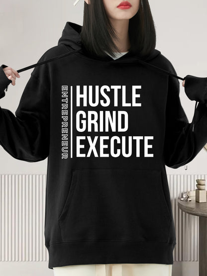 Hustle,Grind,Execute Shirt - Relaxed Fit, Full Size