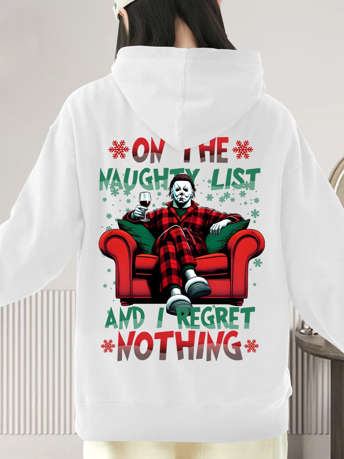 On The Naughty List And We Regret Nothing Shirt - Relaxed Fit, Full Size