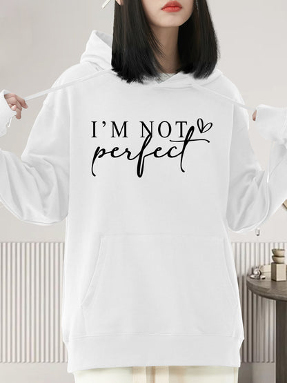 I'M NOT PERFECT Shirt - Relaxed Fit, Full Size