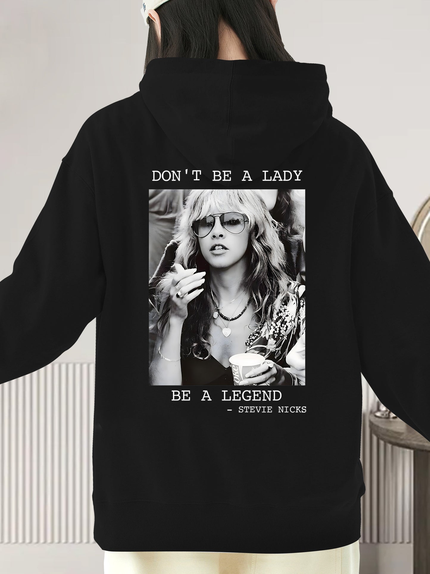 Don't Be a Lady Be a Legend Stevie Nicks Shirt - Relaxed Fit, Full Size