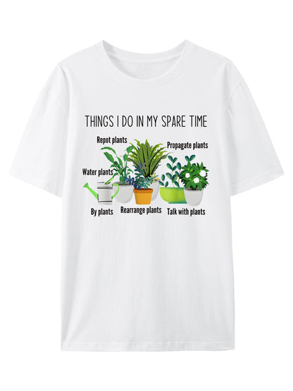 Vibrant Plant Shirt - Relaxed Fit, Full Size