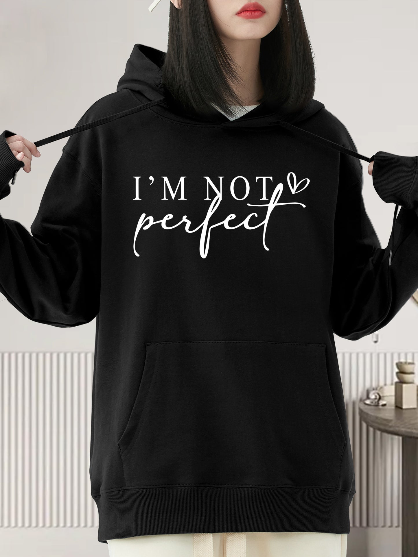 I'M NOT PERFECT Shirt - Relaxed Fit, Full Size