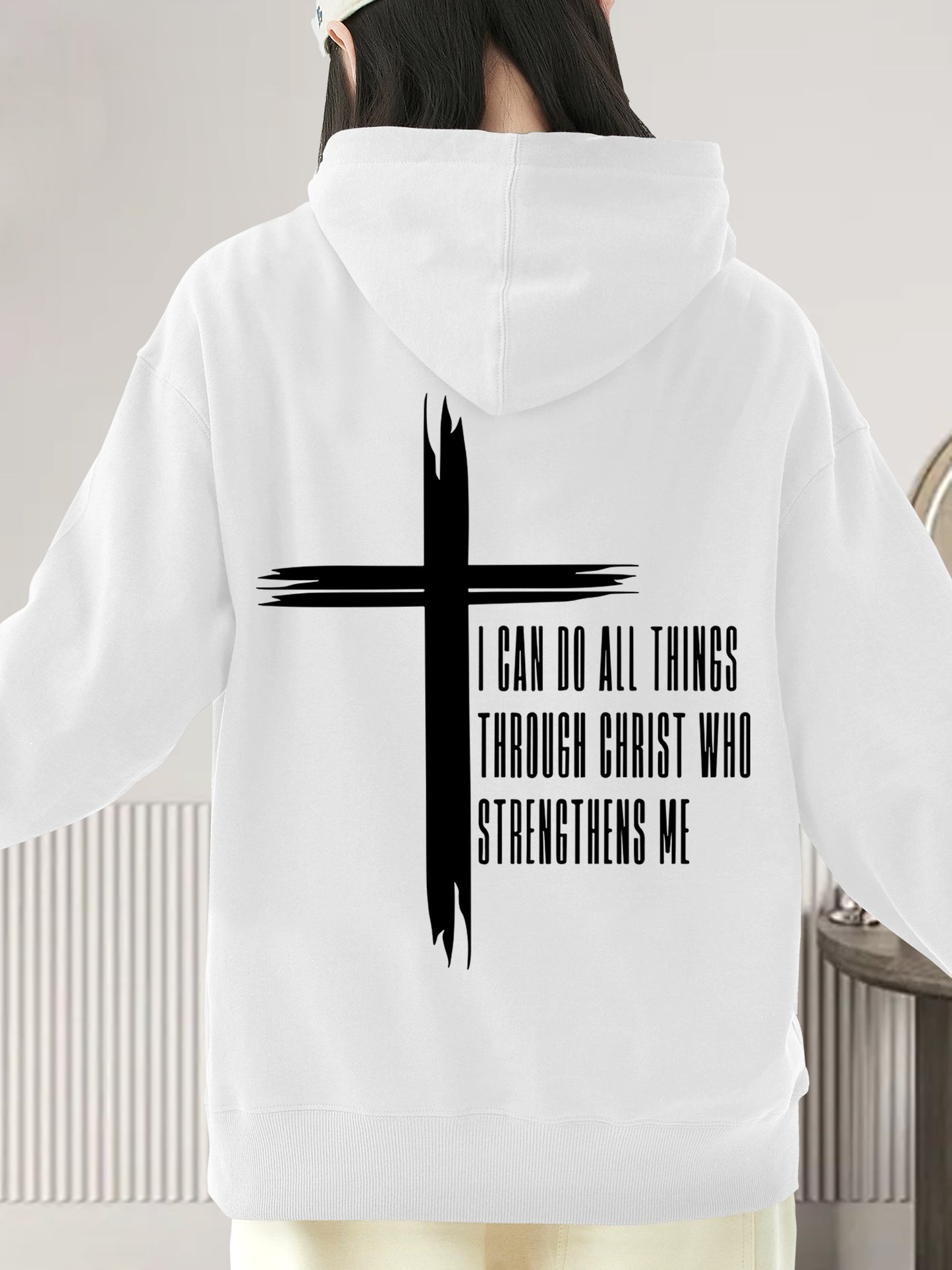 I CAN DO ALL THINSS THROUGH CHRIST WHO STRENGNETHENS ME Shirt - Relaxed Fit, Full Size