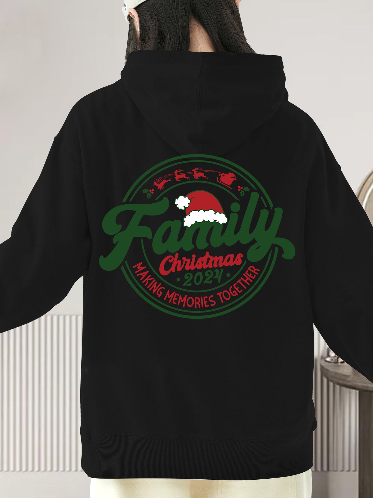 Family Christmas 2024 ，Making Memories Togethe Shirt - Relaxed Fit, Full Size