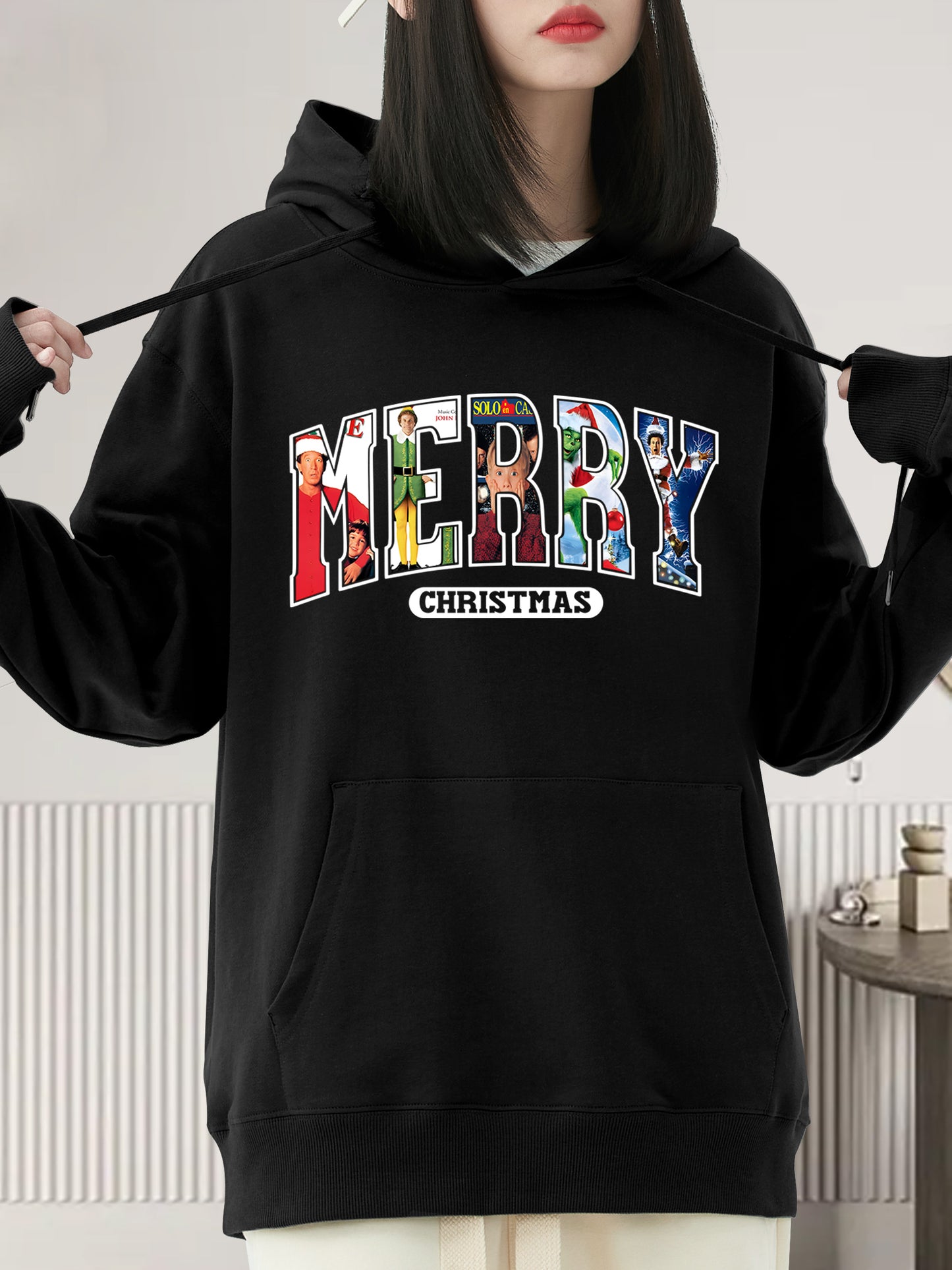 MERRY Christmas 90s Movies Shirt - Relaxed Fit, Full Size