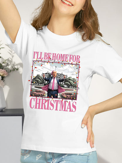 I'll Bee Home For Christmas Shirt - Relaxed Fit, Full Size