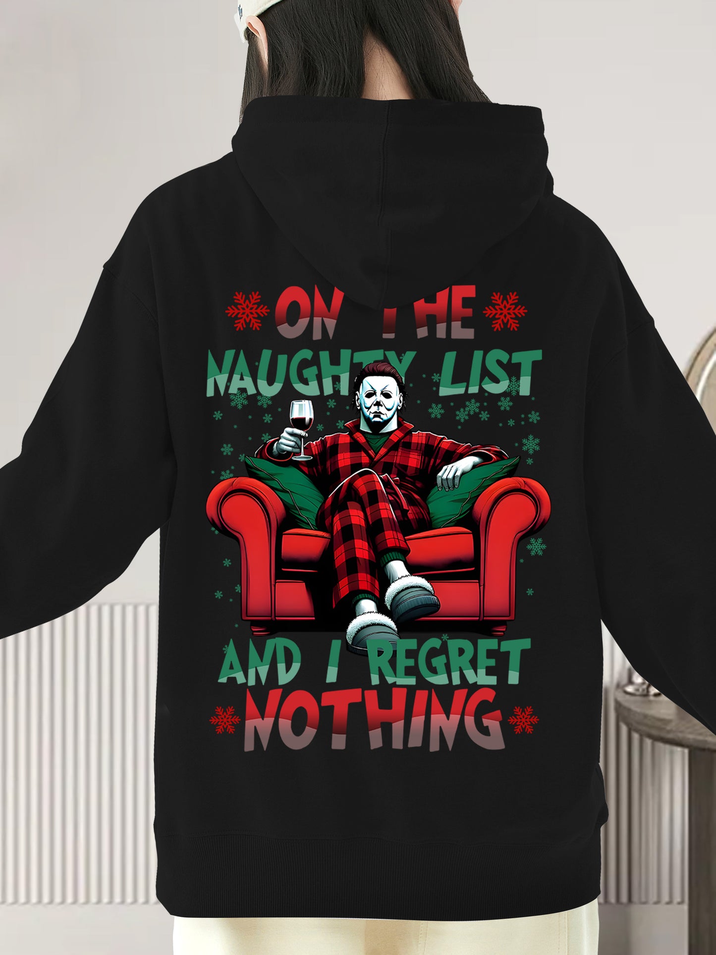 On The Naughty List And We Regret Nothing Shirt - Relaxed Fit, Full Size