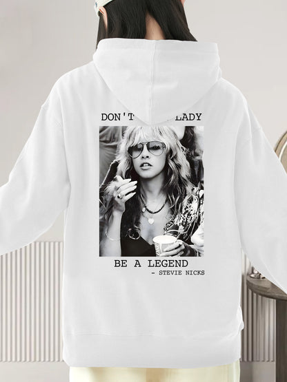 Don't Be a Lady Be a Legend Stevie Nicks Shirt - Relaxed Fit, Full Size