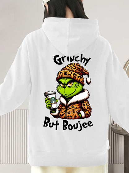 Grinchy but Boujee Christmas Shirt - Relaxed Fit, Full Size