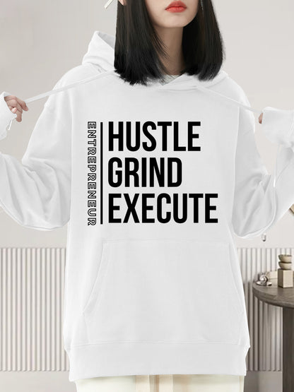 Hustle,Grind,Execute Shirt - Relaxed Fit, Full Size