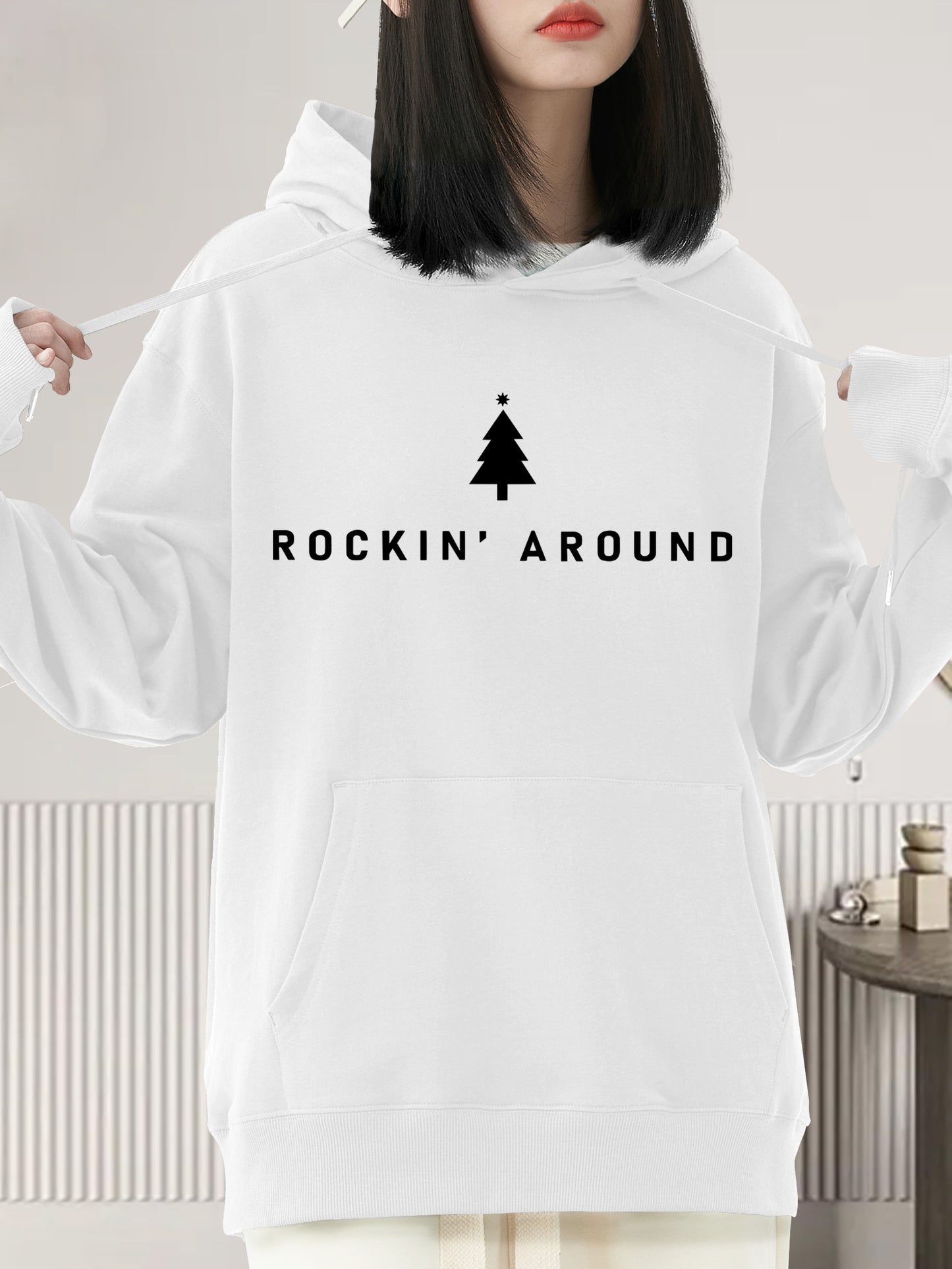 Rockin Around the Christmas Tree Shirt - Relaxed Fit, Full Size