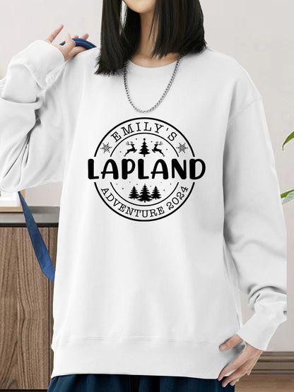 Personalised Lapland Family Matching Christmas Shirt - Relaxed Fit, Full Size