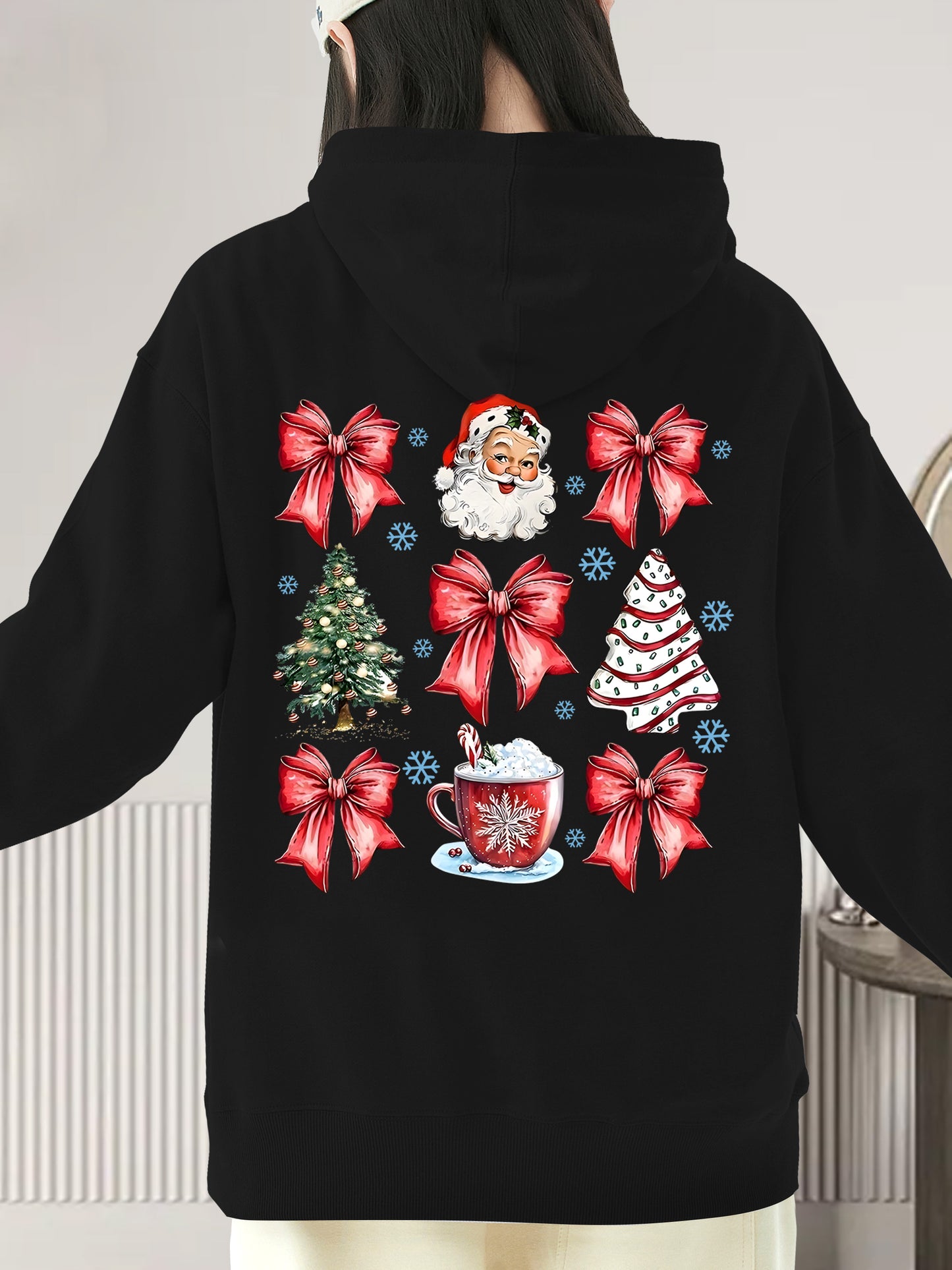 Women's Christmas Themed Shirt - Relaxed Fit, Full Size