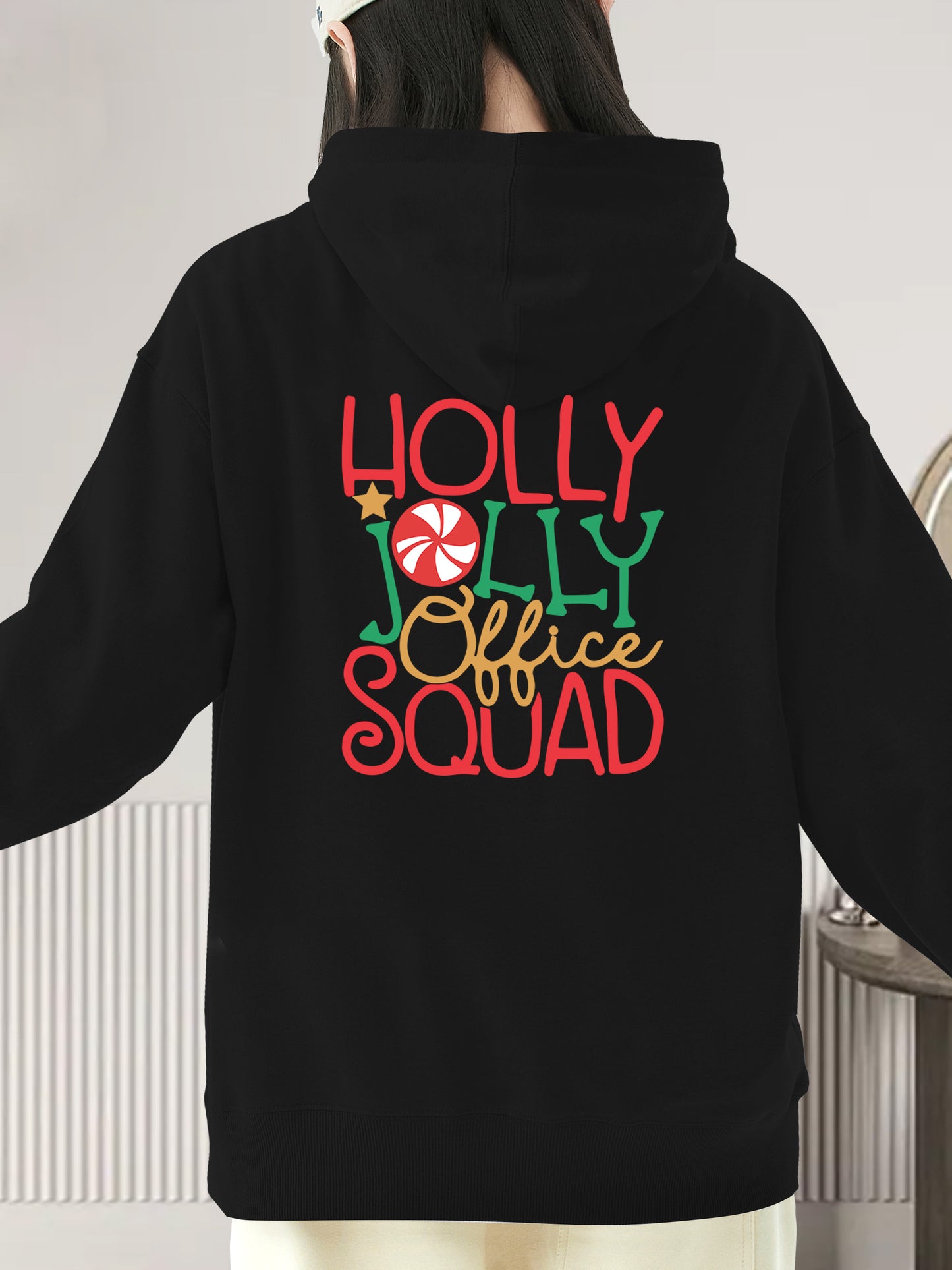 Holly Jolly Office Squad Shirt - Relaxed Fit, Full Size