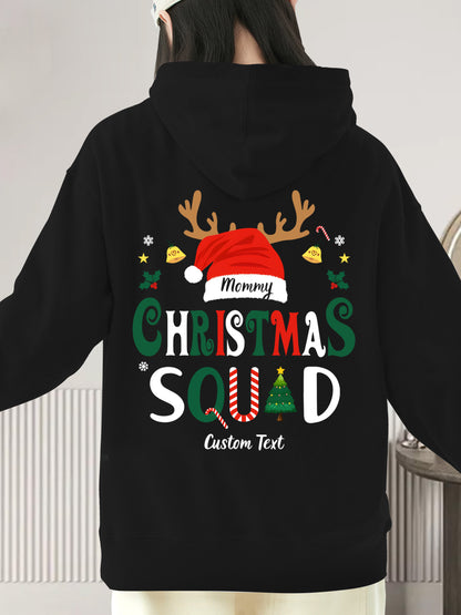 Personalized Christmas Squad  Shirt - Relaxed Fit, Full Size