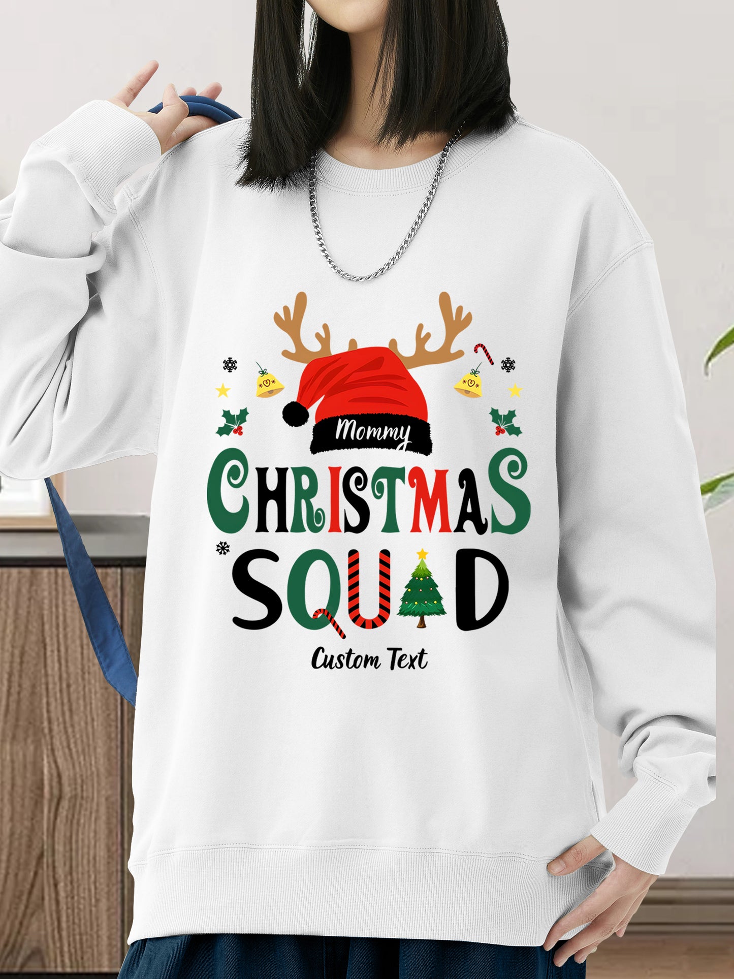 Personalized Christmas Squad  Shirt - Relaxed Fit, Full Size