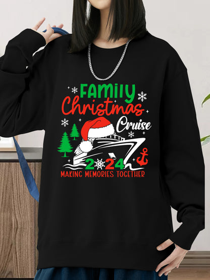 Family Christmas Cruise 2024 Shirt - Relaxed Fit, Full Size