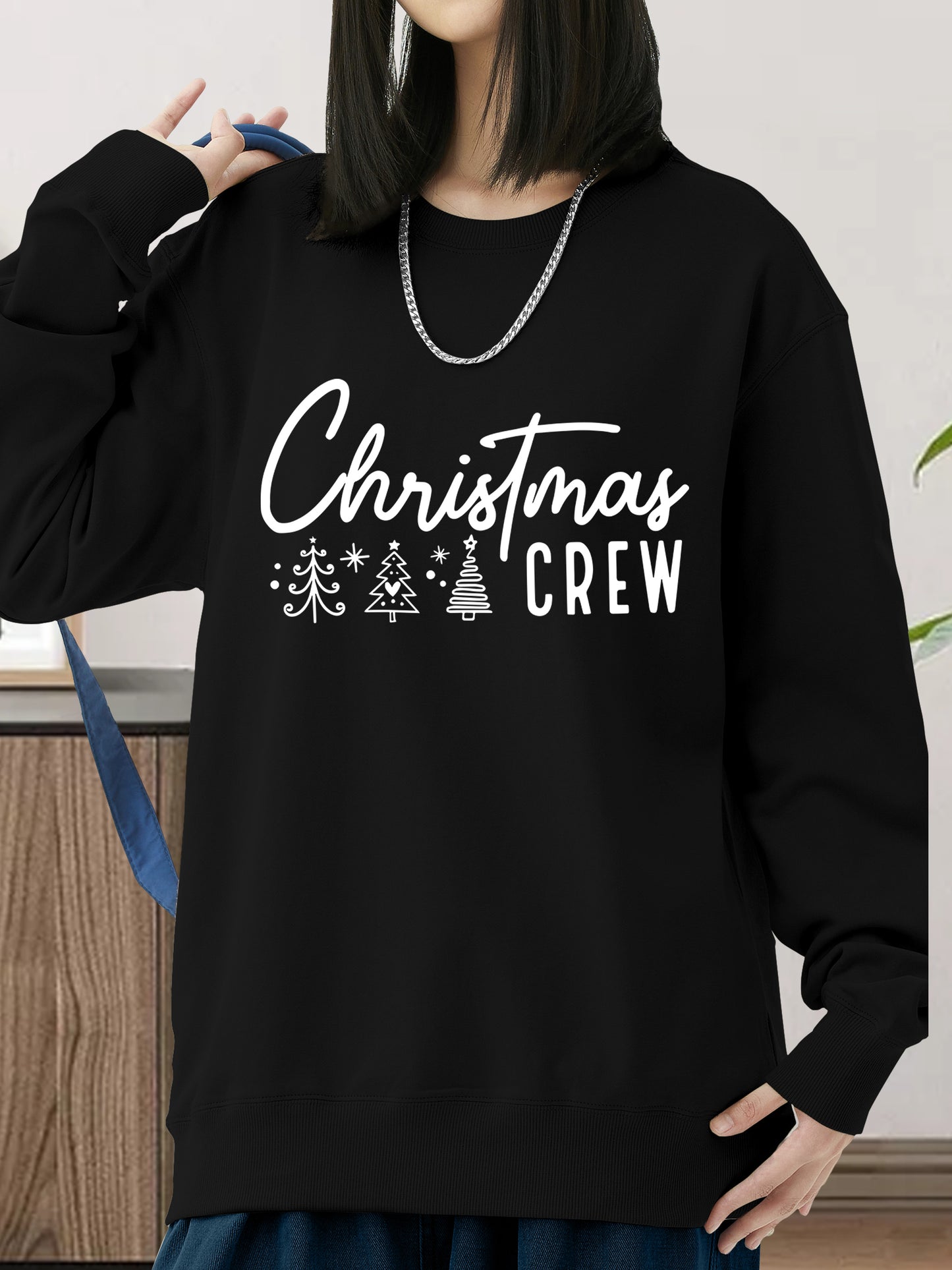 Christmas Crew Shirt - Relaxed Fit, Full Size