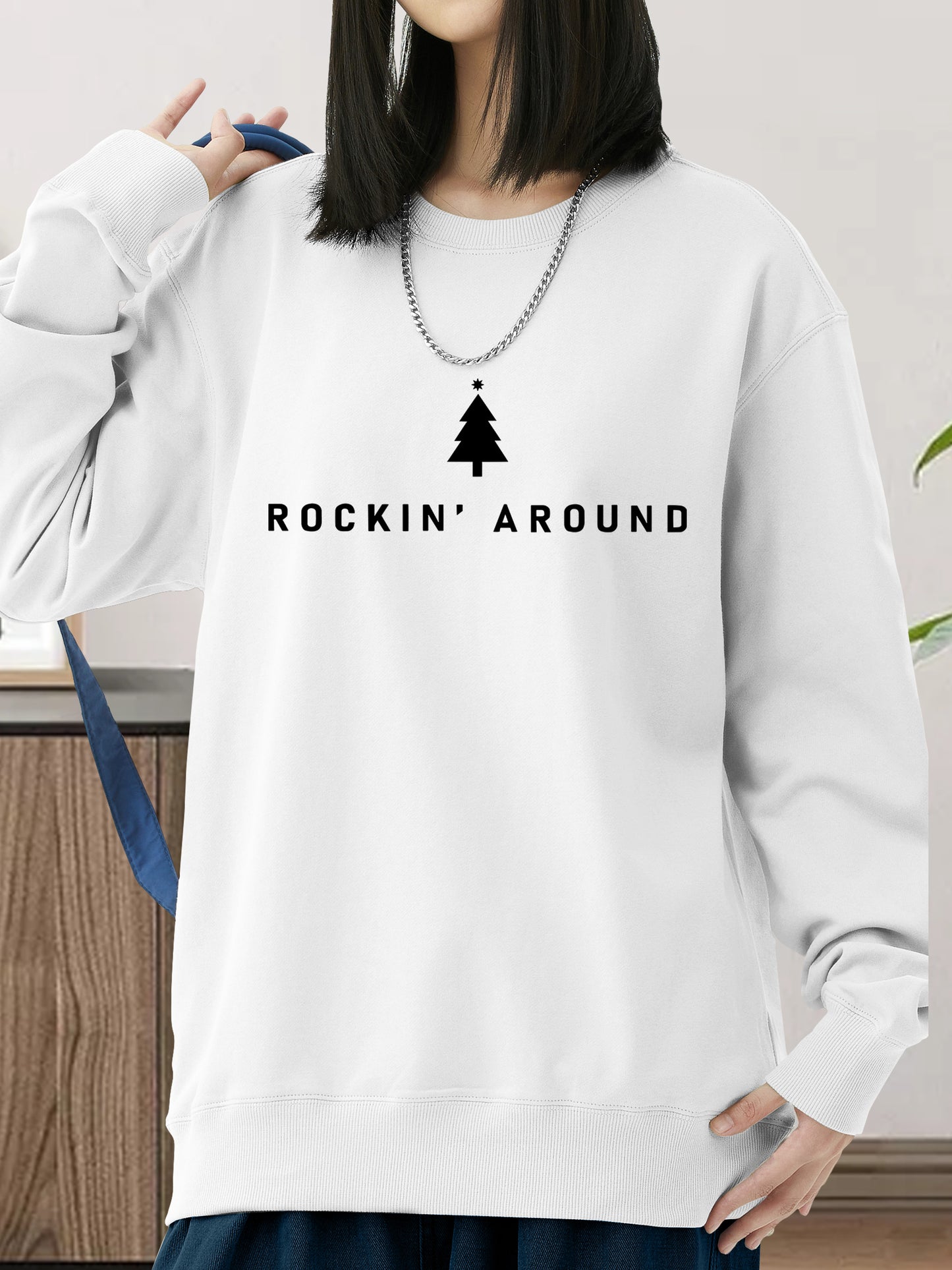 Rockin Around the Christmas Tree Shirt - Relaxed Fit, Full Size